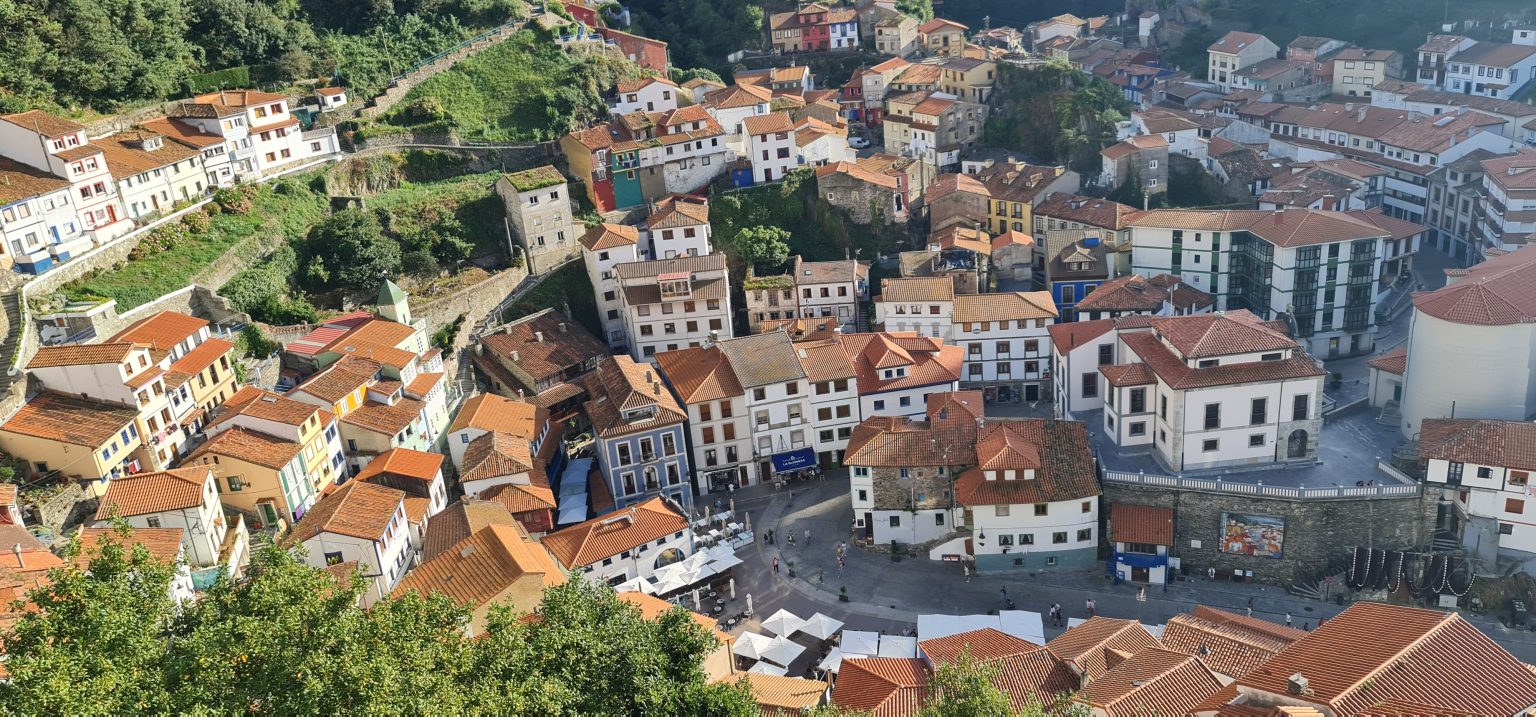 Vista desde el mirador de Cudillero