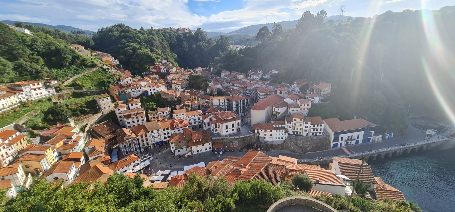 Vista desde el mirador de Cudillero